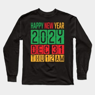 New Year Odometer, Happy New Year 2021 Long Sleeve T-Shirt